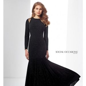 Social Occasions by Mon Cheri Long Gown Sz 6
